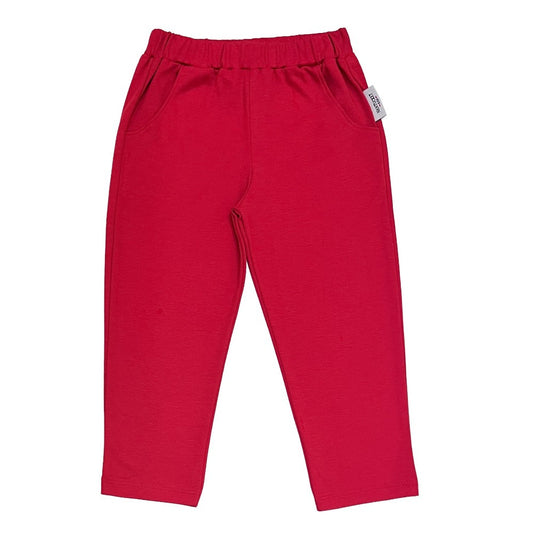 Essential Pima Pull-On Pants - Royal Red|9931