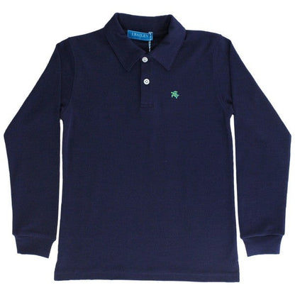 Harry L/S Polo- Navy|5154