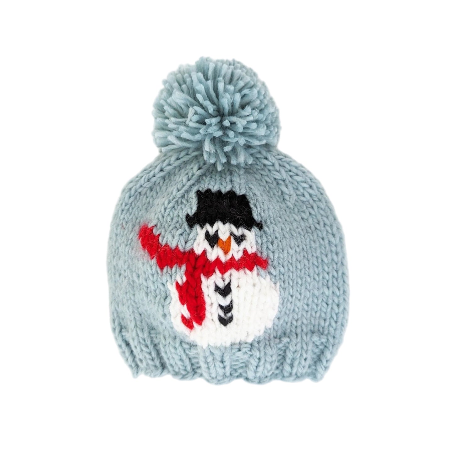 Blue Snowman Beanie