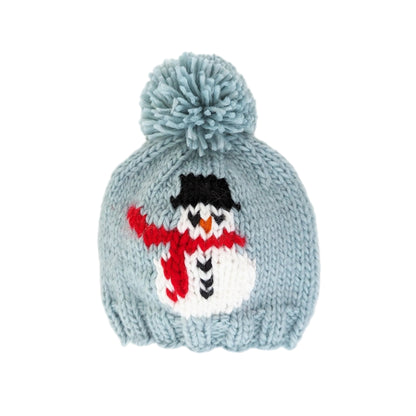 Blue Snowman Beanie