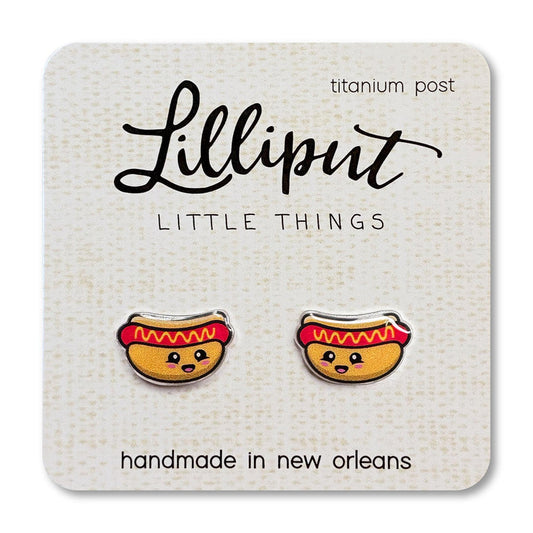 Hot Dog Earrings