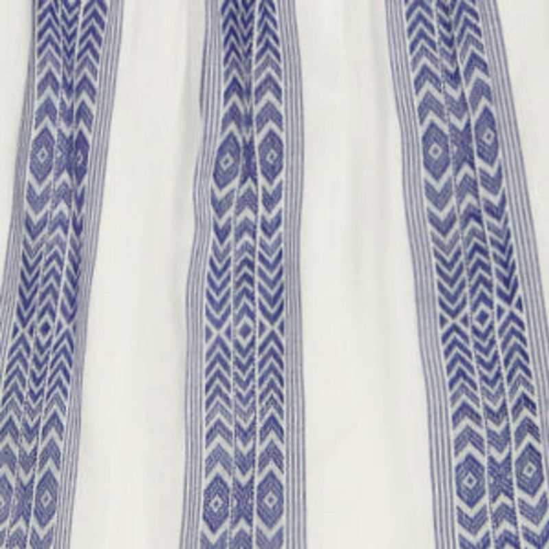 Daphne Flutter Sleeve Dress- Navy Stripe