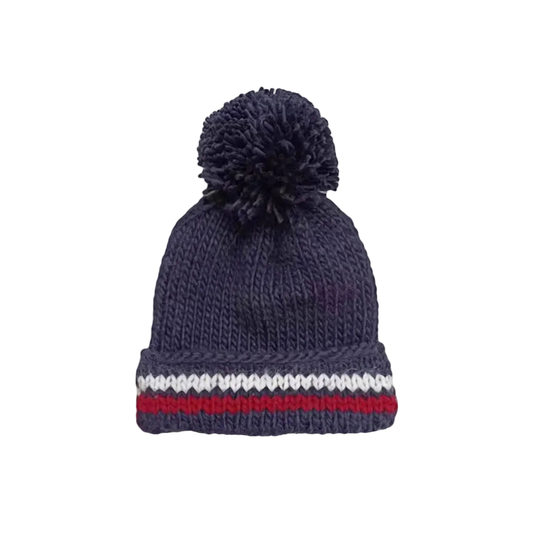 Ski Stripe Hat, Navy