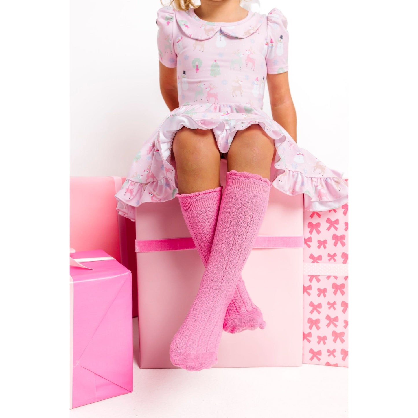 Taffy Frill Knee High Socks