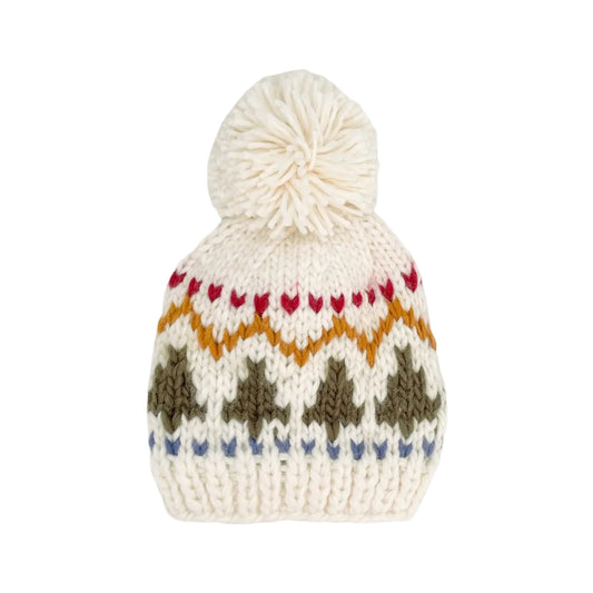 Holiday Tree Fair Isle Hat