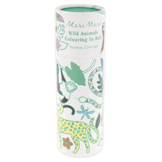 Wild Animals Coloring Roll